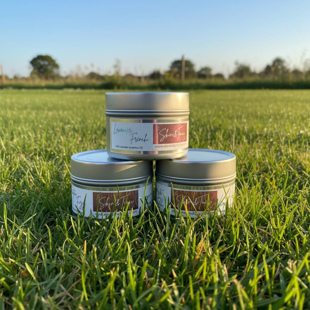 Three 100g candles by  Skin & Tonic Club product  in Aromatherapy Collection